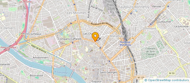 localisation de l'entreprise ACCORD GESTION  TOULOUSE
