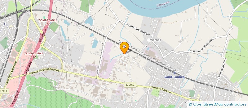 localisation de l'entreprise ACCORD IMMO  SAINT-LOUBES