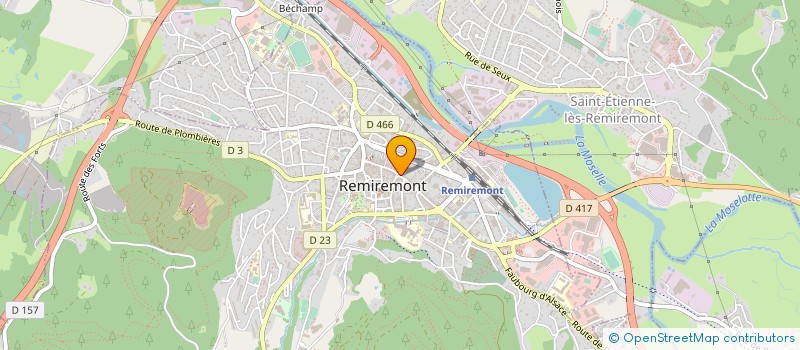 localisation de l'entreprise ACCORD IMMOBILIER  REMIREMONT