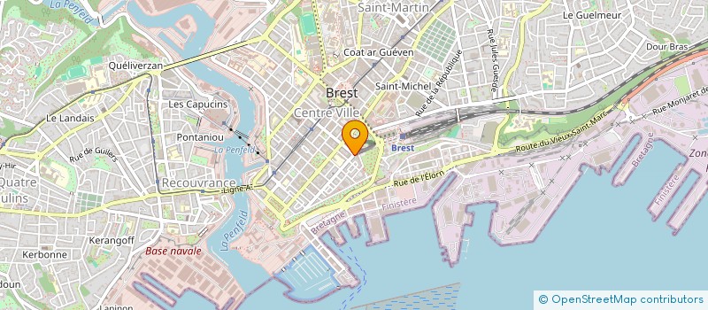 localisation de l'entreprise ACCORD INTERIM à BREST