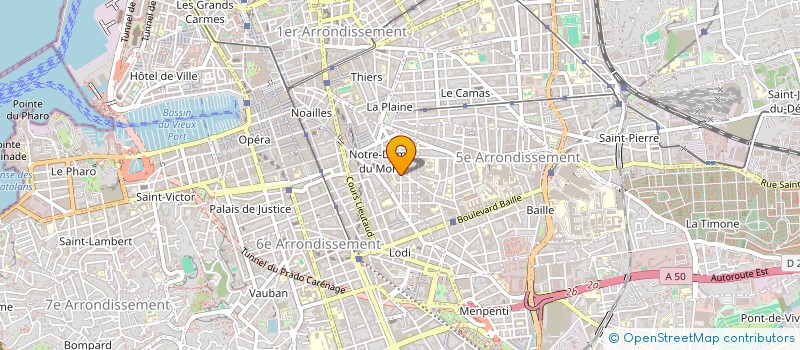 localisation de l'entreprise ACCORD MEDIA à MARSEILLE