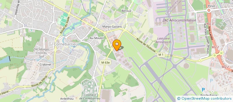 localisation de l'entreprise ACCORD MEDICAL à CORNEBARRIEU
