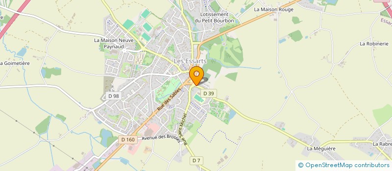 localisation de l'entreprise ACCORD MUSICAL ESSARTAIS à ESSARTS-EN-BOCAGE