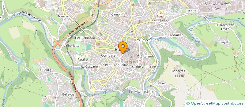 localisation de l'entreprise ACCORD ON D'AVEYRON  RODEZ