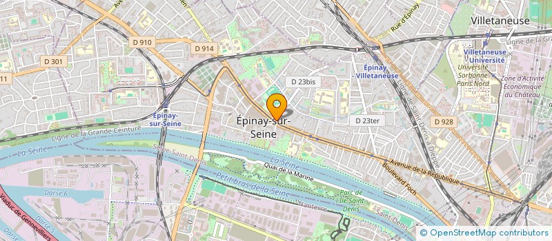 localisation de l'entreprise ACCORD OPTICAL à EPINAY-SUR-SEINE