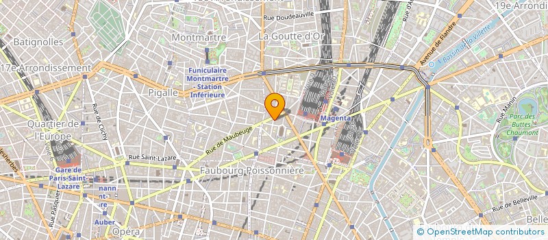 localisation de l'entreprise ACCORD-OVERTURE  PANTIN