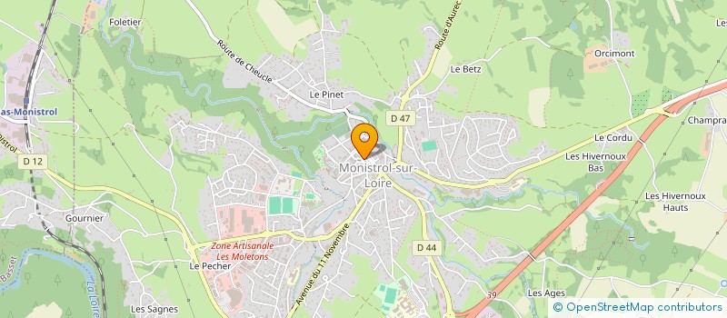 localisation de l'entreprise ACCORD PARFAIT  MONISTROL-SUR-LOIRE