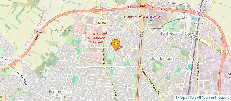 localisation de l'entreprise ACCORD PARFAIT DEVELOPPEMENT ASSISTANCE SERVICE à DIJON
