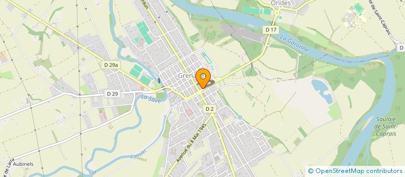 localisation de l'entreprise ACCORD PLAQUISTE à GRENADE
