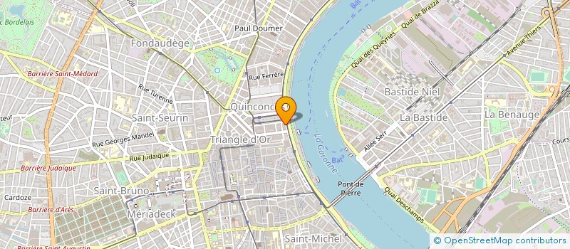 localisation de l'entreprise ACCORD-SPORT FORMATION  BORDEAUX