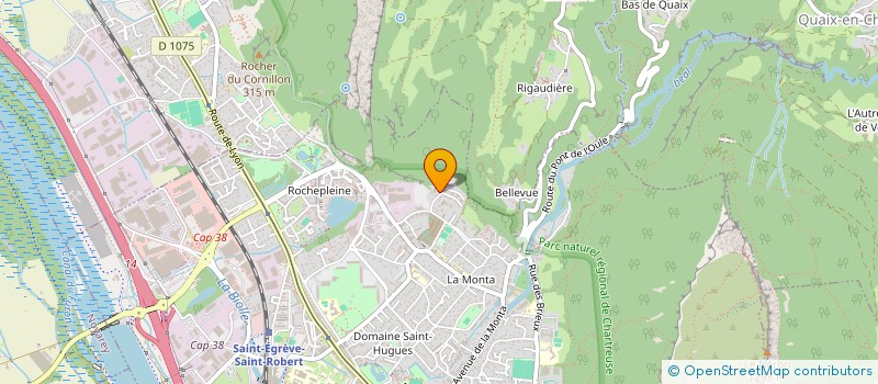 localisation de l'entreprise ACCORDAGES  SAINT-EGREVE