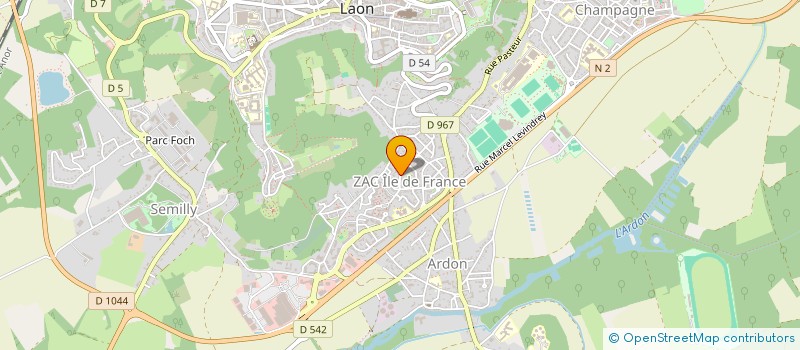 localisation de l'entreprise ACCORDANCE à LAON