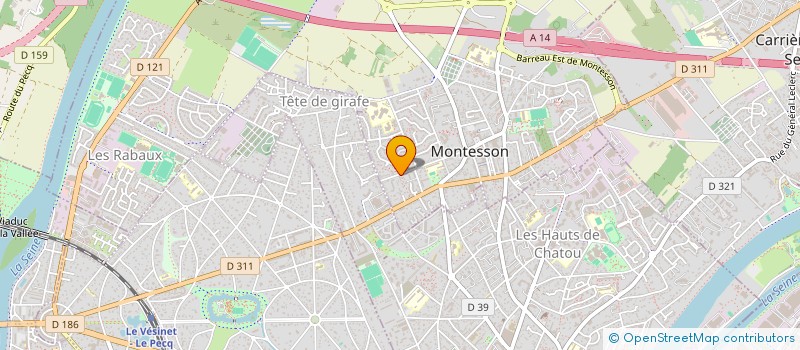 localisation de l'entreprise ACCORDANCES  MONTESSON