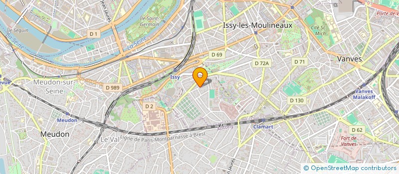 localisation de l'entreprise ACCORDANSE à ISSY-LES-MOULINEAUX