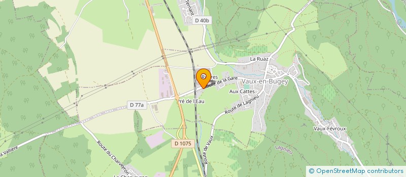localisation de l'entreprise ACCORDECLA à VAUX-EN-BUGEY