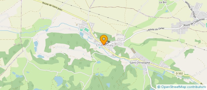 localisation de l'entreprise ACCORDEON CLUB  CHATONNAY