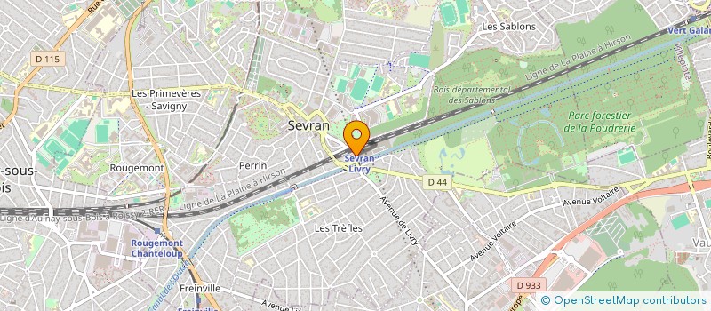 localisation de l'entreprise ACCORDEON CLUB BANLIEUE NOR ES à SEVRAN