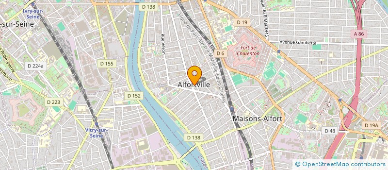 localisation de l'entreprise ACCORDEON CLUB D ALFORTVILLE à ALFORTVILLE