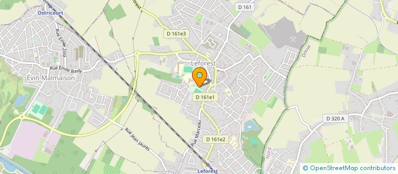 localisation de l'entreprise ACCORDEON CLUB DE LEFOREST  LEFOREST