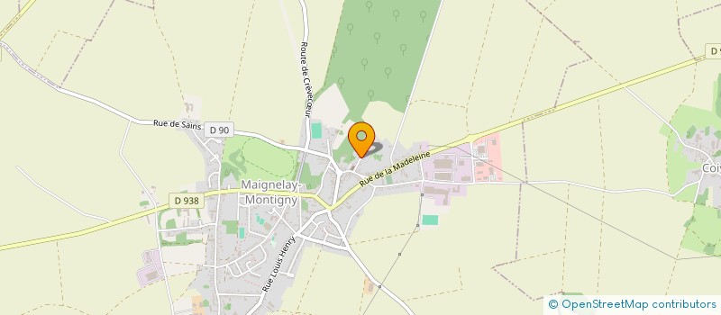 localisation de l'entreprise ACCORDEON CLUB MAIGNEMONTOIS  MAIGNELAY-MONTIGNY