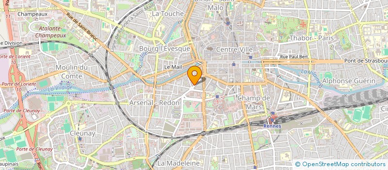 localisation de l'entreprise ACCORDEON CLUB RENNAIS  RENNES