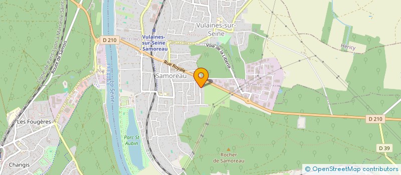 localisation de l'entreprise ACCORDEON-CLUB SUD SEINE-ET-MARNAIS  SAMOREAU