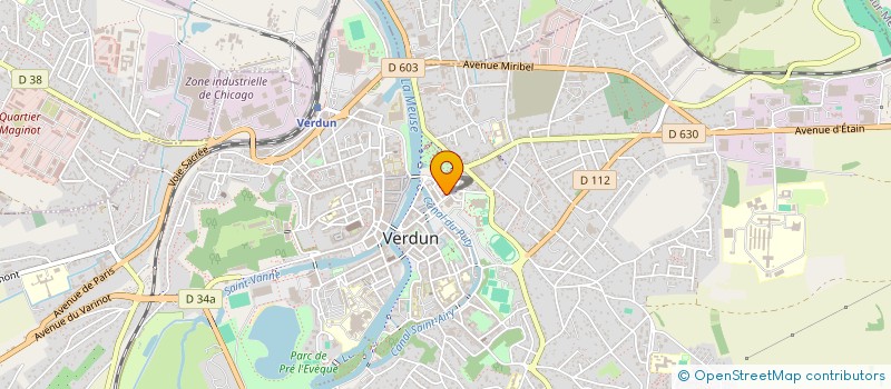 localisation de l'entreprise ACCORDEON CLUB VERDUNOIS à VERDUN