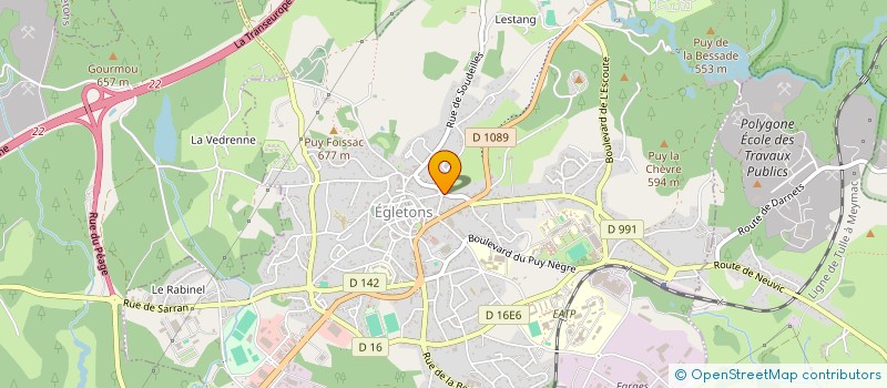 localisation de l'entreprise ACCORDEON UN JOUR ACCORDEON TOUJOURS  EGLETONS