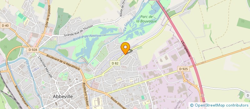 localisation de l'entreprise ACCORDEONIA ABBEVILLOIS à ABBEVILLE