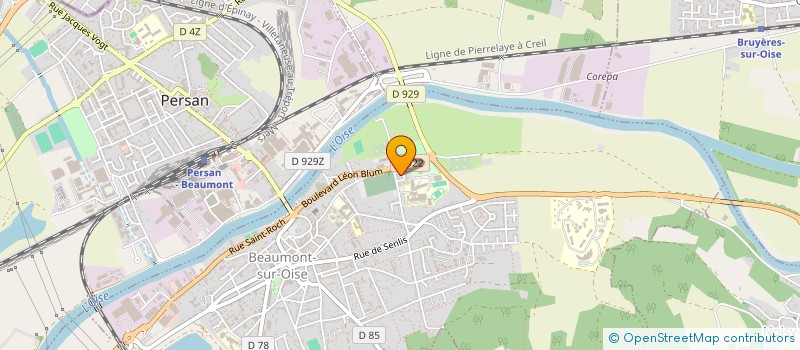 localisation de l'entreprise ACCORDEONISSIMO  BEAUMONT-SUR-OISE