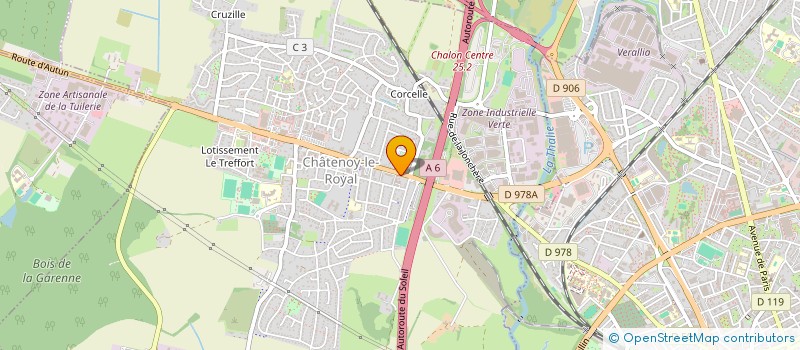 localisation de l'entreprise ACCORDEONS, MUSIQUES ET CHANTS DE CHATENOY LE ROYAL  CHATENOY-LE-ROYAL