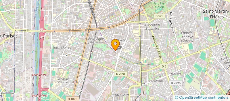 localisation de l'entreprise ACCORDERIE DE GRENOBLE à GRENOBLE