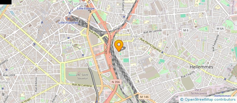 localisation de l'entreprise ACCORDERIE LILLE FIVES  LILLE