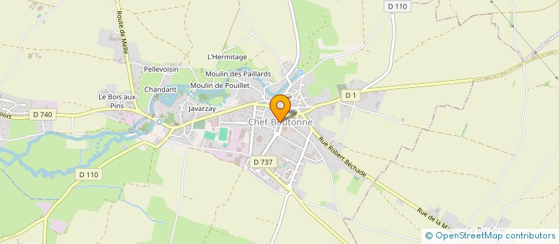 localisation de l'entreprise ACCORDETTE MUSEON  CHEF-BOUTONNE