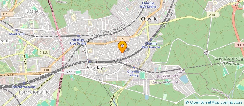 localisation de l'entreprise ACCORDEUM à VIROFLAY