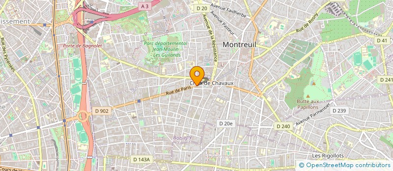 localisation de l'entreprise ACCORDEZ DONC à MONTREUIL