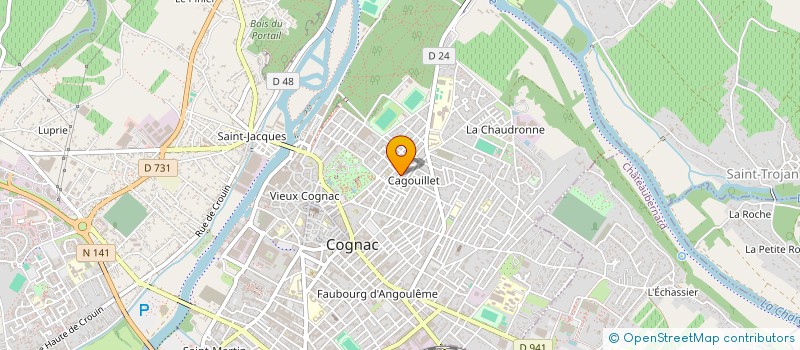 localisation de l'entreprise ACCORDS à COGNAC