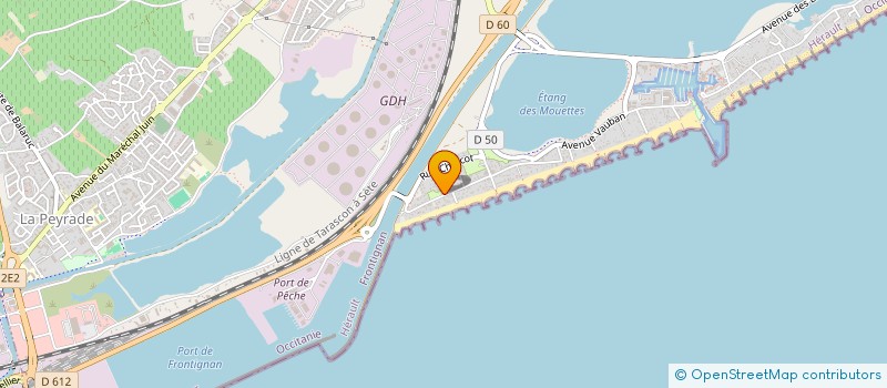 localisation de l'entreprise ACCORDS à FRONTIGNAN