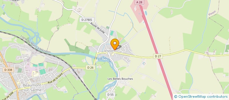 localisation de l'entreprise ACCORDS D'ANTAN  VIVOIN