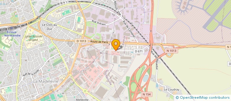 localisation de l'entreprise ACCORDS DE EURE  EVREUX