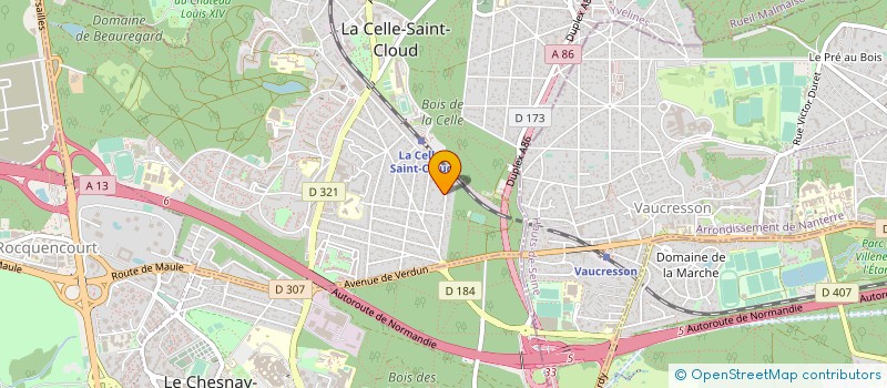 localisation de l'entreprise ACCORDS DE STYLES  LA CELLE-SAINT-CLOUD