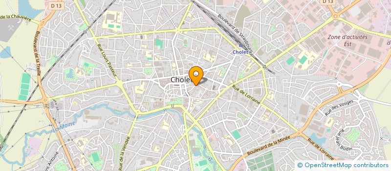 localisation de l'entreprise ACCORDS DIVINS à CHOLET