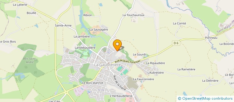 localisation de l'entreprise ACCORDS DONNES à LA GAUBRETIERE