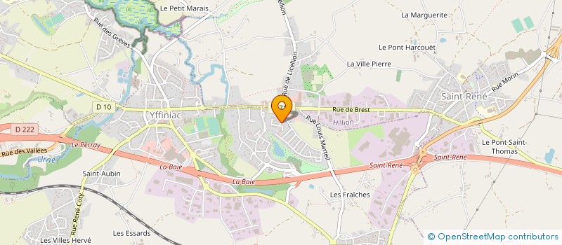 localisation de l'entreprise ACCORDS & ECLATS à YFFINIAC