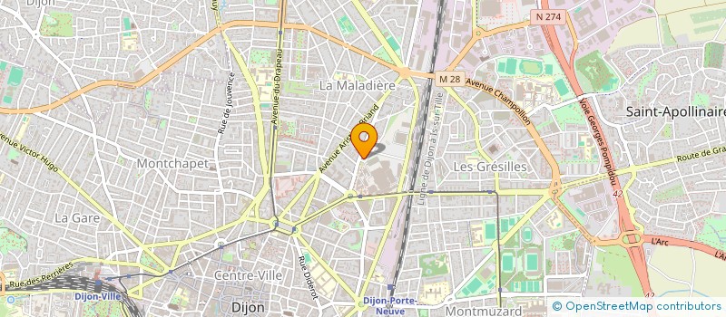 localisation de l'entreprise ACCORDS-MAJEURS-COACHING-FORMATION à DIJON