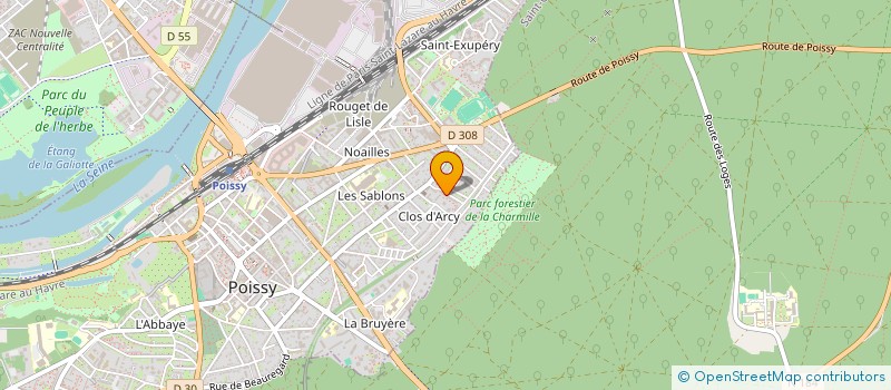 localisation de l'entreprise ACCORDS PARFAITS  POISSY