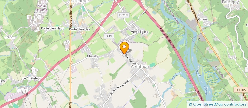 localisation de l'entreprise ACCORDS PARFAITS FRANCO-CHINOIS  ARENTHON