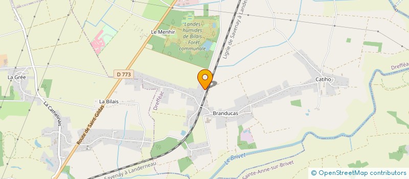 localisation de l'entreprise ACCORDS PARTAGES  DREFFEAC