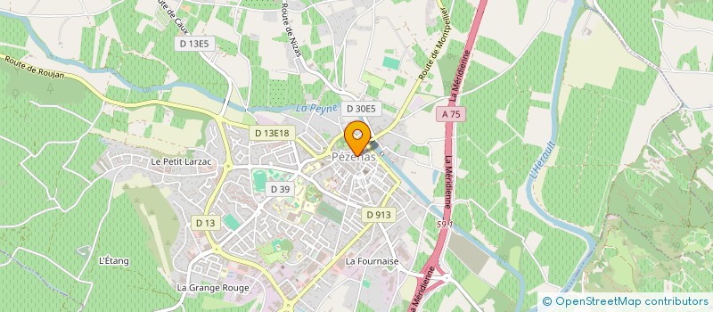 localisation de l'entreprise ACCORDS PERDUS à PEZENAS