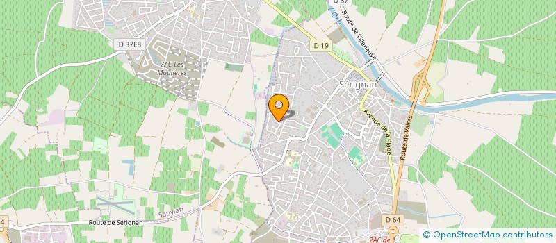 localisation de l'entreprise ACCORDS RETROUVES  SAUVIAN